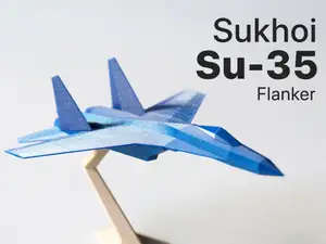 Su-35 Flanker Display Model