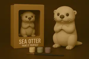 Sea Otter – Paint-It-Yourself