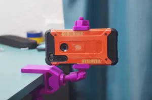 Shelf / Table Clamp Phone Stand / Holder (Masaya Geçirmeli Telefon Tutucu)