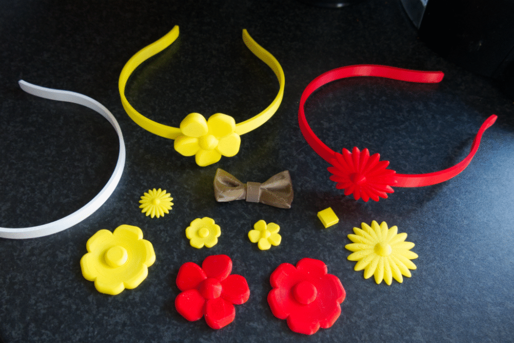 Headband, Flowers and Bows