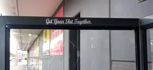 get your shit together WALL ART