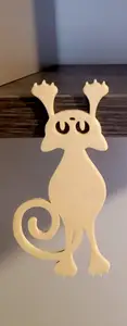 Shelf Hanger Cat - Half-Round Remix