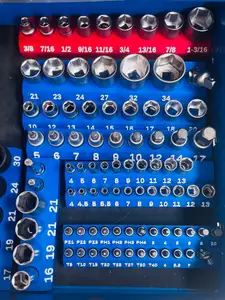 Magnetic Socket Organiser - Parametric OpenSCAD