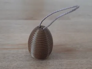 easter egg dog tag screw container
