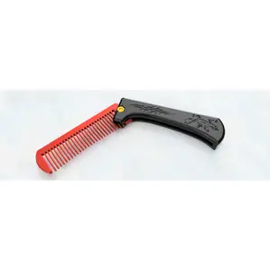 Folding hair comb