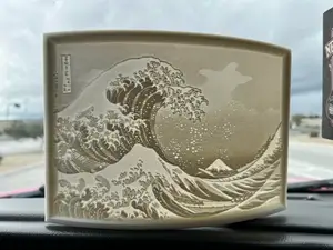 The Great Wave off Kanagawa Lithophane