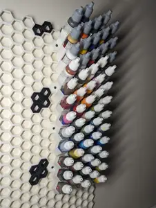 Paint Storage (Honeycomb Storage Wall)