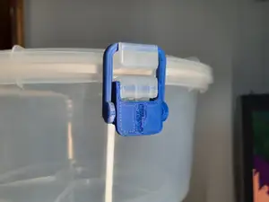The Better PrintDry filament container Clip (Print-In-Place)