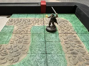StageTop Remixed PlayTile - Stone and Grass Paths