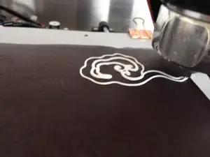 Food printing: meringue clouds