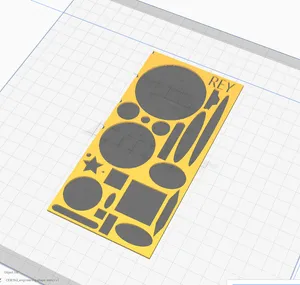 Engineering Shapes Stencil