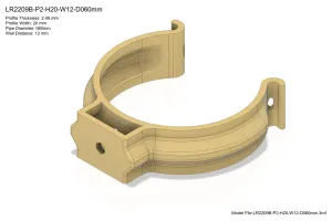Snap-in Pipe Clamps (Rev. B) – 20-200mm – 0.8-5.5in
