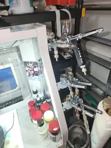 Custom Airbrush Holder Racks For Kaizo / ES600 Water Curtain Spray Booth