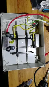 MikroTik mounting bracket for electrical installation box