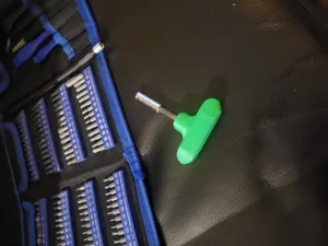 T-Handle for precision screwdriver bits