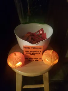 Halloween Sign for self service candy