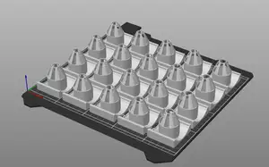 hydroponics nft net cup for 28mm hole in a pushfit 40mm pipe blocking light