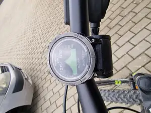 Watch (Garmin) bike holder