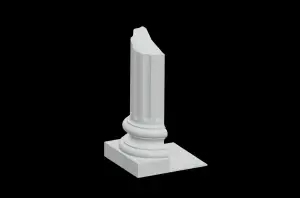 Broken pillar bookend v2