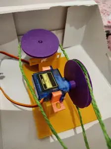 Pulley gear attachment for Micro Servo SG90
