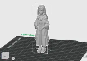 Miriam / Virgin Mary Figurine / Statuette (FDM Friendly / A1 mini compatible)
