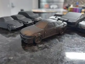 Nissan Skyline GTR with print in place moving wheels