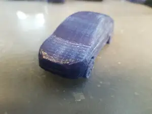Tesla Model X print in place with moving wheels
