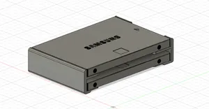 Double stacked SSD mount for Fractal Design SSD Tray Type B