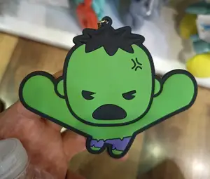 Hulk keychain charm medal