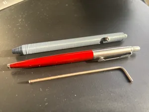 Small & Simple Bolt Action Pen for Parker Refills