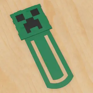 Minecraft Creeper Bookmark