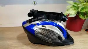 GoPro mount holder for 2 parts headlamp on bicycle helmet / Držiak čelovky na GoPro úchyty pre cyklopriblu