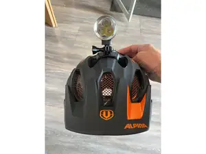 Alpina Carapax Helmet GoPro and Headlight / Lamp Holder