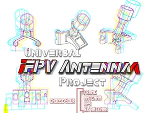The FPV Antenna Project: Universal FPV Drone U.Fl for O3/Vista/walksnail,etc +VTx