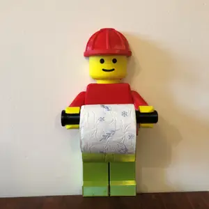 Headgear Helmet Construction for vvk187 Lego Man Toilet Paper Holder