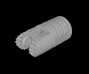 Lego Compatible (30553.dat) Hinge Arm Locking with Dual Finger and Axlehole