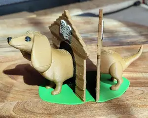 Wiener Dog / Dachshund Bookend (with a weird twist)