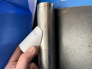 pipe cutting template 44,5/44,5 45° (šablona na řez trubky)