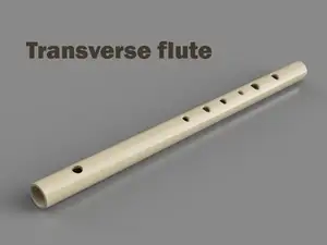 Transverse flute - in the key of C