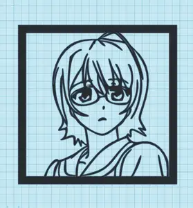 NAO YORIHIME FRAMED PORTRAIT