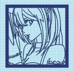 MISA - DEATH NOTE - FRAMED WALL ART - 2 versions