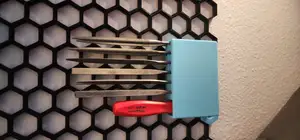 Needle File Holder Honeycomb Wall Storage