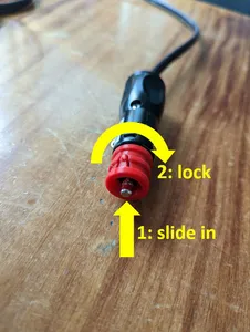 Cigarette lighter plug adapter //12V socket nut
