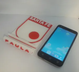 Soporte Celular con escudo de Independiente Santa Fe