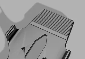 Saitek Luftwaffe Pedals Grip Plate Addon