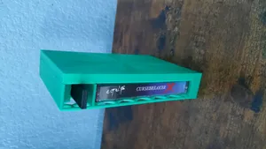 stackable modular lever-based audio cassette tape organizer