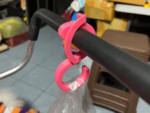 Stroller Hook with locking lever