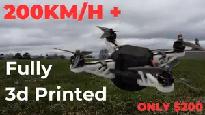200 km/h 3d Printed Drone For Under $200 CAD