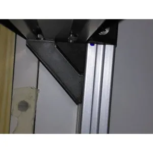 Corner brackets for alu profiles 20x20, 20x40