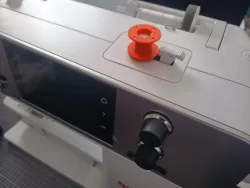 Sewing spool for Bernina sewing machine and storage bin